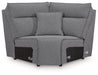 Modmax Reclining Sectional with Audio Console - Plourde Furniture Co (Caribou, ME)