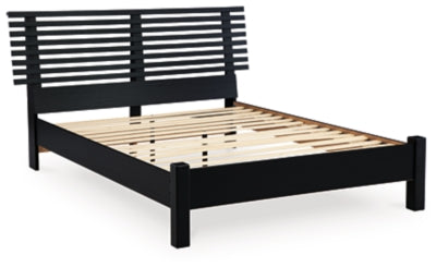 Danziar Queen Slat Bed - Plourde Furniture Co (Caribou, ME)