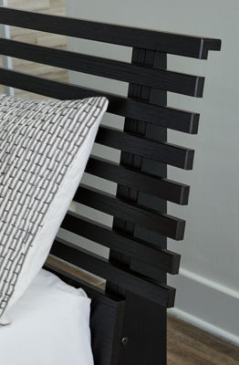 Danziar Queen Slat Bed - Plourde Furniture Co (Caribou, ME)