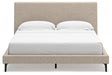 Cielden Upholstered Bed with Roll Slats - Plourde Furniture Co (Caribou, ME)