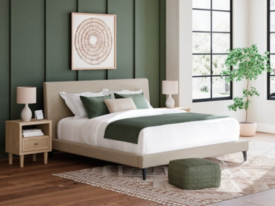 Cielden Upholstered Bed with Roll Slats - Plourde Furniture Co (Caribou, ME)
