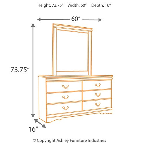 Huey Vineyard Dresser and Mirror - Plourde Furniture Co (Caribou, ME)