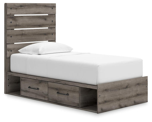 Graystorm Bed with Storage - Plourde Furniture Co (Caribou, ME)