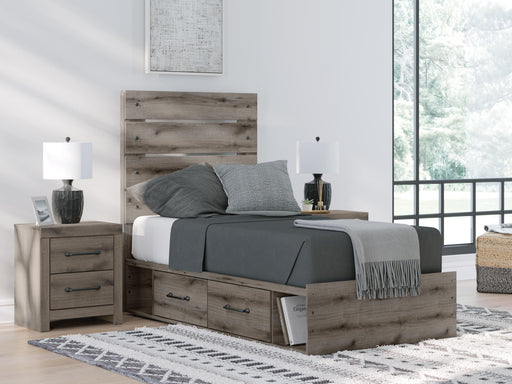 Graystorm Bed with Storage - Plourde Furniture Co (Caribou, ME)