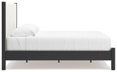 Cadmori Upholstered Bed - Plourde Furniture Co (Caribou, ME)
