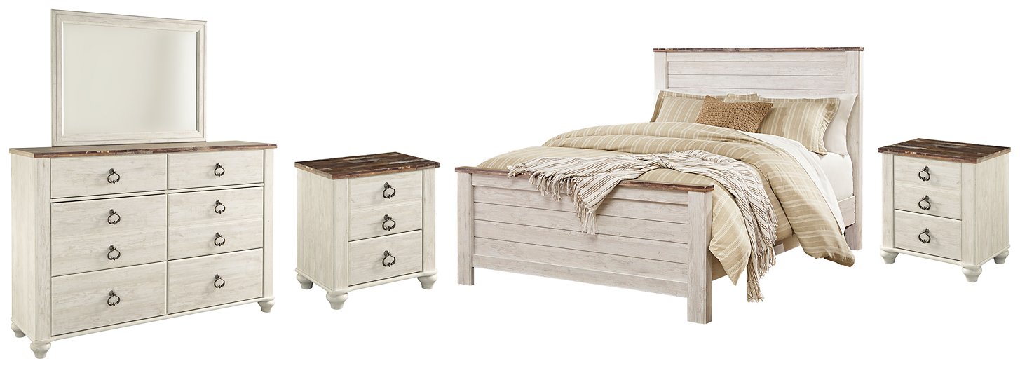 Willowton Bedroom Set - Plourde Furniture Co (Caribou, ME)