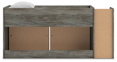 Frandern Loft Bed with Bookcase Storage - Plourde Furniture Co (Caribou, ME)