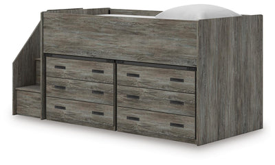 Frandern Loft Bed with Drawer Storage - Plourde Furniture Co (Caribou, ME)