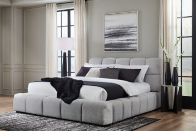Grendusk Upholstered Bed - Plourde Furniture Co (Caribou, ME)