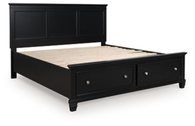 Lanolee Panel Storage Bed - Plourde Furniture Co (Caribou, ME)