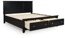 Lanolee Panel Storage Bed - Plourde Furniture Co (Caribou, ME)