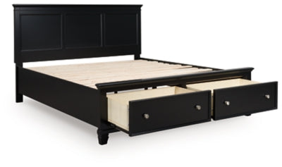 Lanolee Panel Storage Bed - Plourde Furniture Co (Caribou, ME)