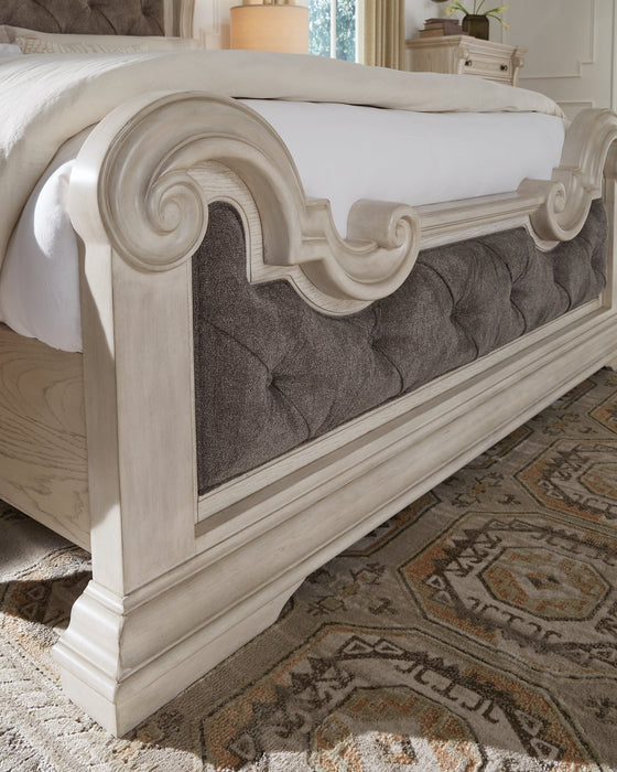 Bruchandi Upholstered Bed - Plourde Furniture Co (Caribou, ME)