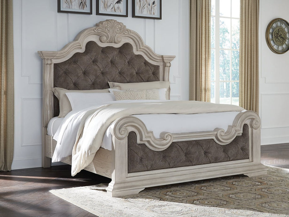 Bruchandi Upholstered Bed - Plourde Furniture Co (Caribou, ME)