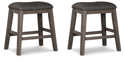 Caitbrook Counter Height Upholstered Bar Stool - Plourde Furniture Co (Caribou, ME)