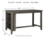 Caitbrook Counter Height Dining Table - Plourde Furniture Co (Caribou, ME)