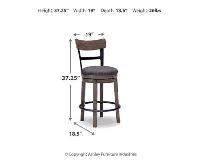 Caitbrook Counter Height Bar Stool - Plourde Furniture Co (Caribou, ME)