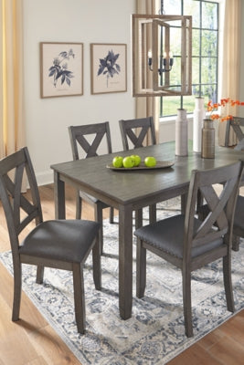Caitbrook Dining Table and Chairs (Set of 7) - Plourde Furniture Co (Caribou, ME)