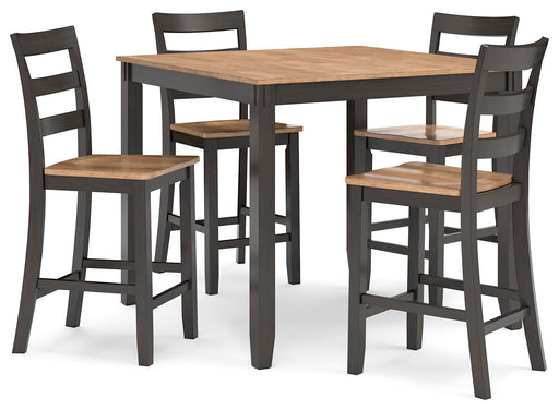 Gesthaven Counter Height Dining Table and 4 Barstools (Set of 5) - Plourde Furniture Co (Caribou, ME)