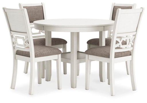 Erinberg Dining Table and 4 Chairs (Set of 5) - Plourde Furniture Co (Caribou, ME)