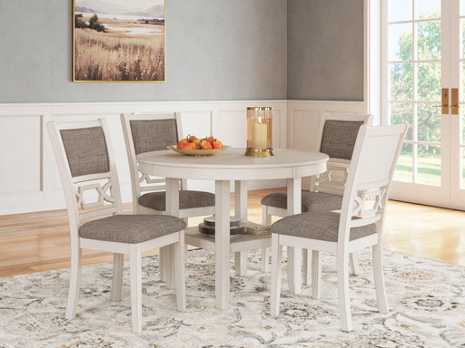 Erinberg Dining Table and 4 Chairs (Set of 5) - Plourde Furniture Co (Caribou, ME)