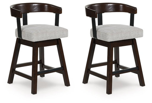 Haddigan Counter Height Barstool (Set of 2) - Plourde Furniture Co (Caribou, ME)