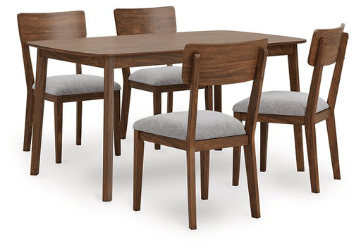 Tameride Dining Table and 4 Chairs (Set of 5) - Plourde Furniture Co (Caribou, ME)