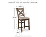 Moriville Counter Height Dining Set - Plourde Furniture Co (Caribou, ME)