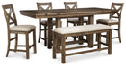 Moriville Counter Height Dining Set - Plourde Furniture Co (Caribou, ME)