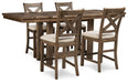 Moriville Counter Height Dining Set - Plourde Furniture Co (Caribou, ME)