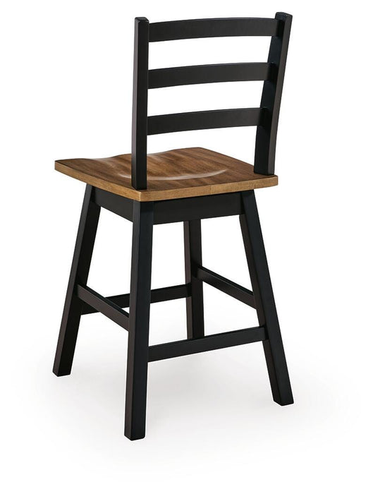 Wildenauer Counter Height Swivel Barstool - Plourde Furniture Co (Caribou, ME)