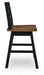 Wildenauer Counter Height Swivel Barstool - Plourde Furniture Co (Caribou, ME)