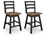 Wildenauer Counter Height Swivel Barstool - Plourde Furniture Co (Caribou, ME)