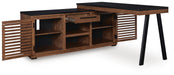 Kallari Credenza with Desk Return - Plourde Furniture Co (Caribou, ME)