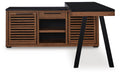 Kallari Credenza with Desk Return - Plourde Furniture Co (Caribou, ME)
