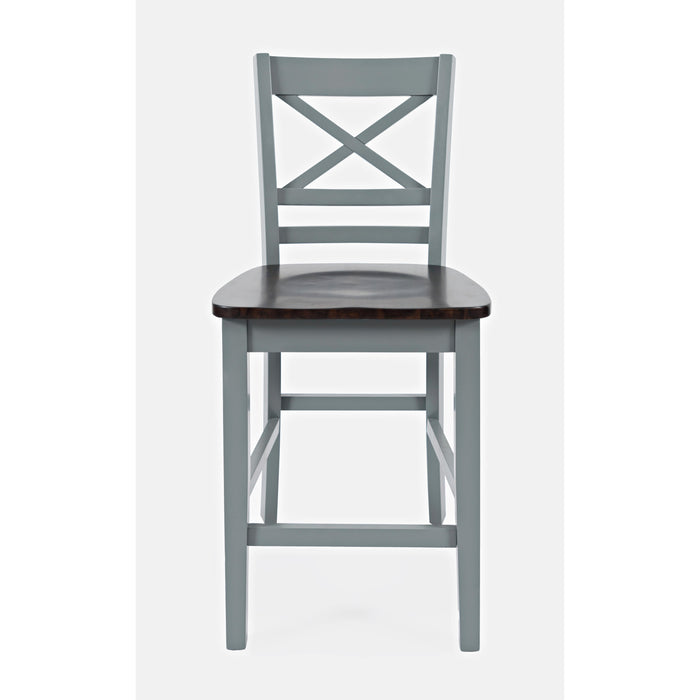 Asbury Park X Back Stool