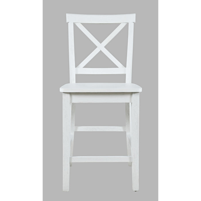Eastern Tides X Back Counter Stool