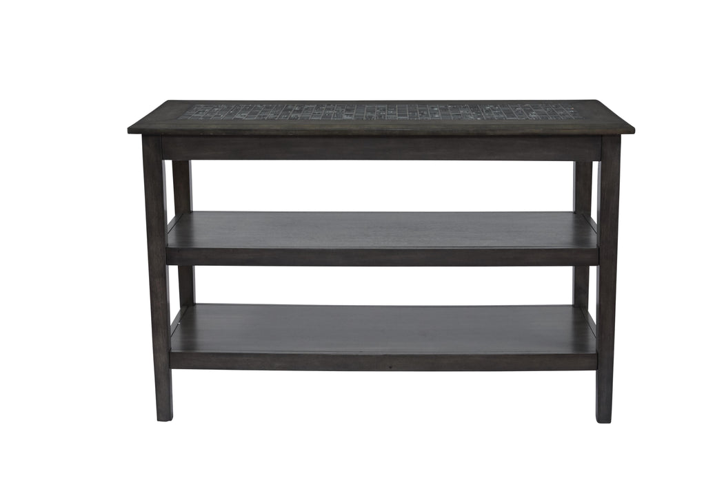 Grey Mosaic Sofa Table