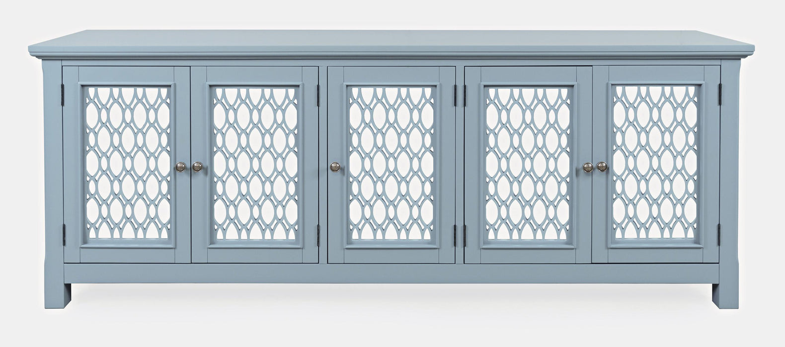 Isabella 86 inch Mirrored Accent Cabinet