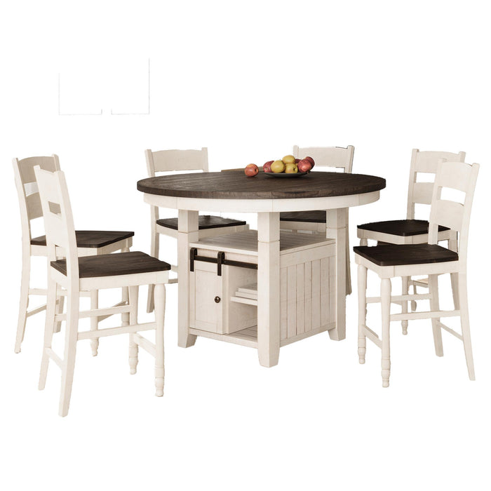 Madison County Round 7 Piece Counter Set