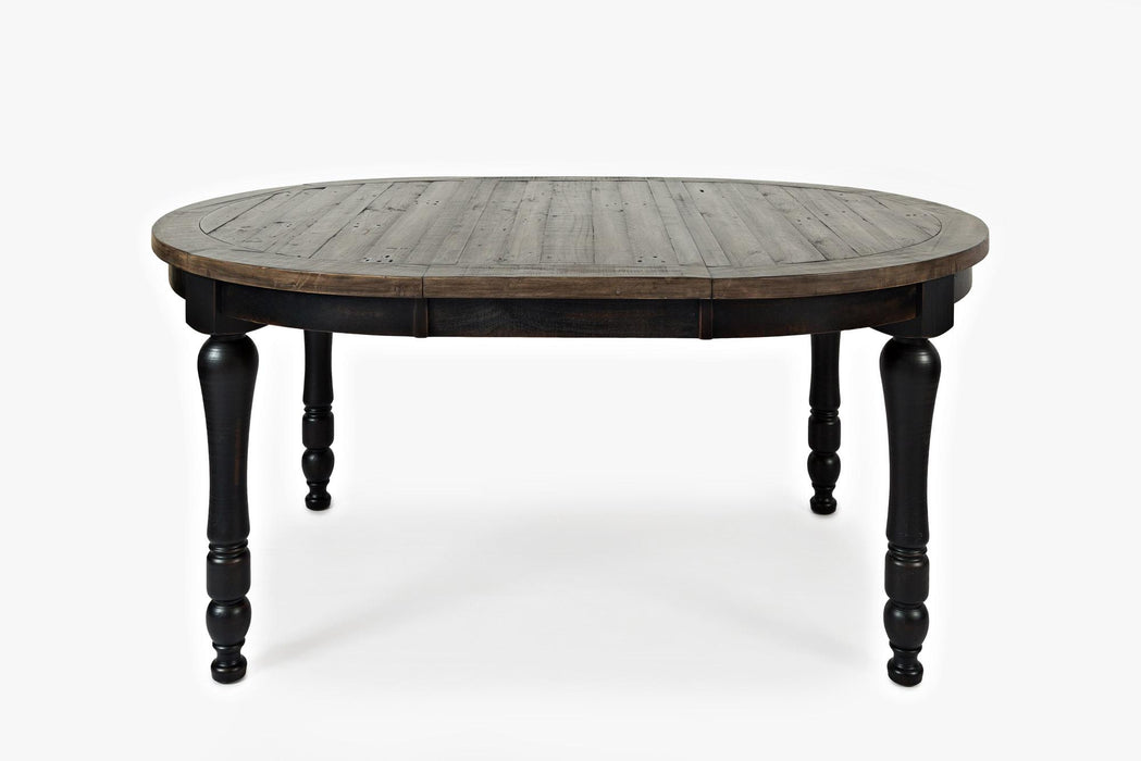 Madison County Round to Oval Dining Table