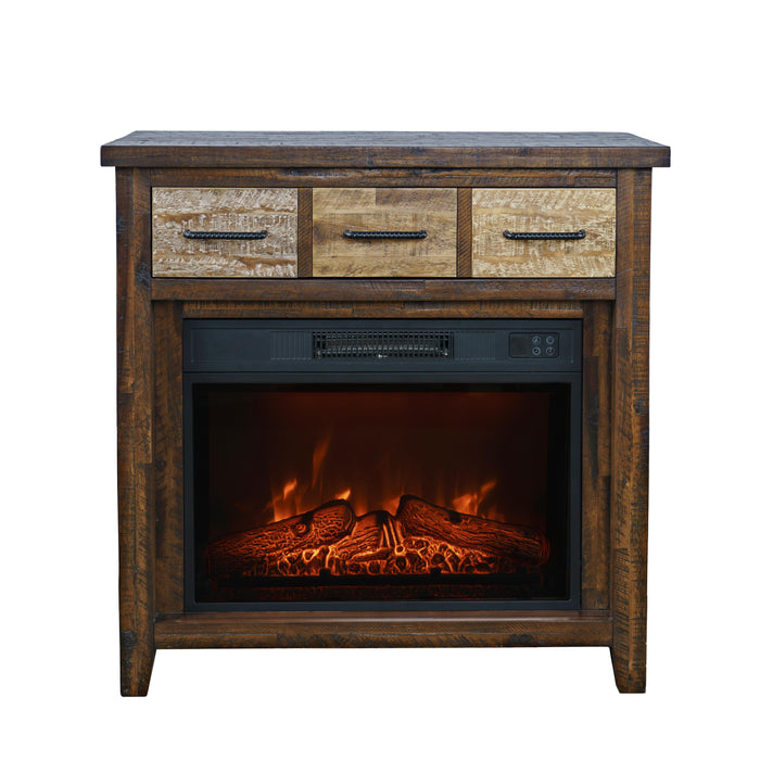 Painted Canyon Electric Fireplace Media Console