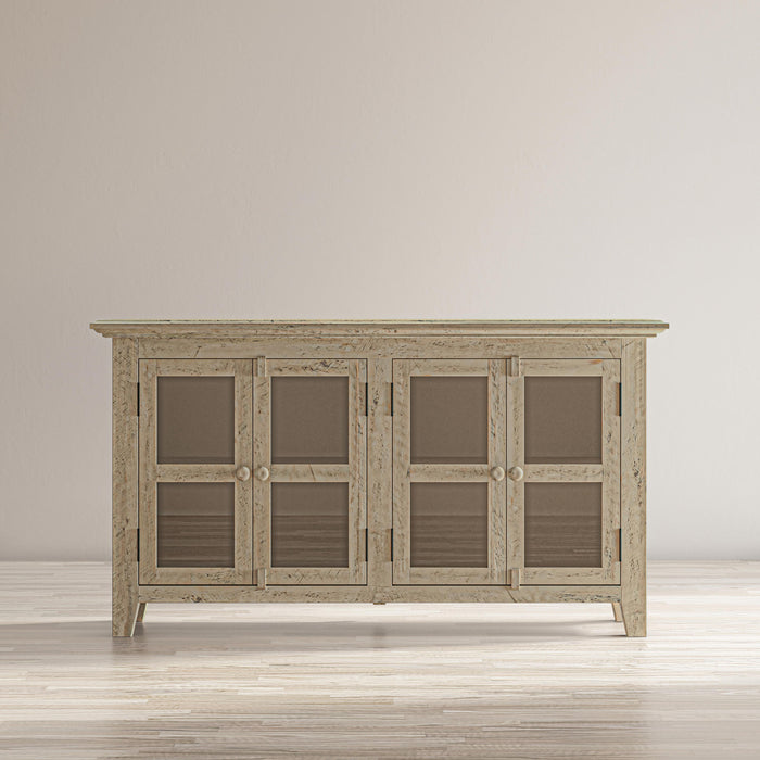 Rustic Shores 4 Door Low Cabinet