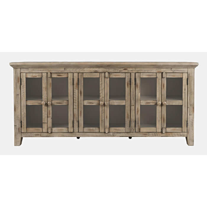 Rustic Shores 6 Door Low Cabinet