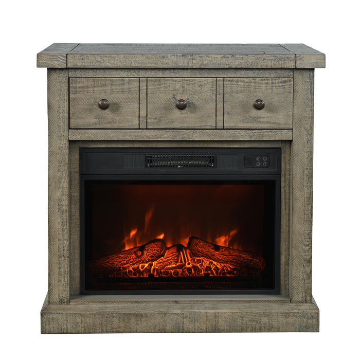 Telluride Electric Fireplace Media Console