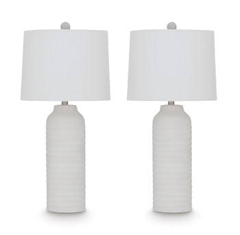 Vauville Table Lamp (Set of 2) - Plourde Furniture Co (Caribou, ME)