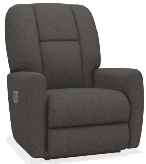 La-Z-Boy Felix Charcoal Power Rocking Recliner with Headrest
