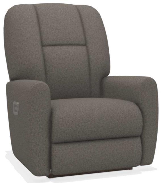 La-Z-Boy Felix Pewter Power Rocking Recliner with Headrest