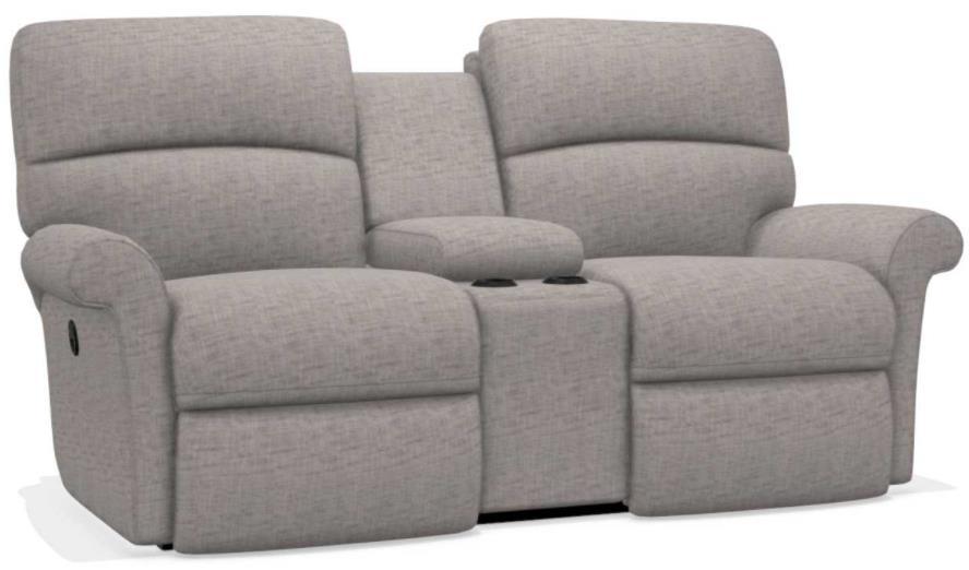 La-Z-Boy Robin Smoke Reclining Loveseat with Console