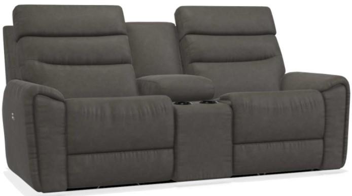 La-Z-Boy Soren Ash Power Reclining Loveseat with Headrest and Console